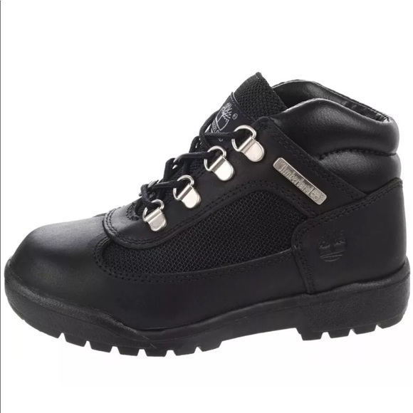 black field boots grade school
